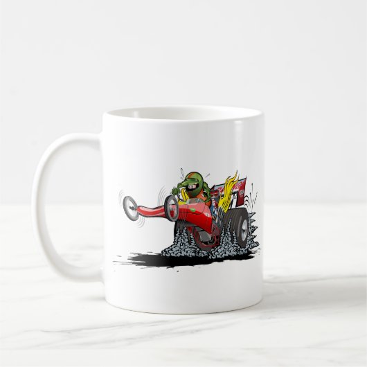漫画のドラグスター コーヒーマグカップ (左)