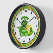 漫画のドラゴンのファンタジーの柱時計 壁時計 (傾斜)