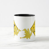 漫画のドラゴンの印の用心して下さい マグカップ (中央)