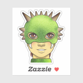 漫画のドラゴンガール シール