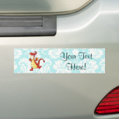 漫画のドラゴン; かわいい バンパーステッカー (車上)