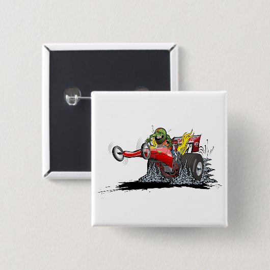 漫画のドラッグスター 缶バッジ (正面&裏面)