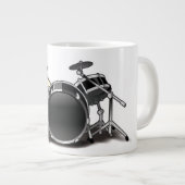 漫画のドラマーのマグ ジャンボコーヒーマグカップ (正面右)