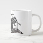 漫画のドラマーのマグ ジャンボコーヒーマグカップ (右)