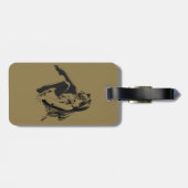 漫画のネコ娘 フューリー かわいい ロリ ラゲッジタグ (裏面横)