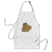 漫画のハムスター スタンダードエプロン (正面)