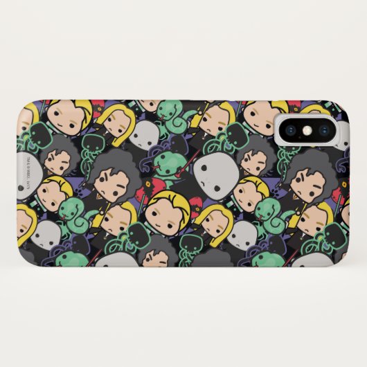 漫画のハリー・ポッターシリーズの死の食べる人のトスパターン Case-Mate iPhoneケース (裏面(横))