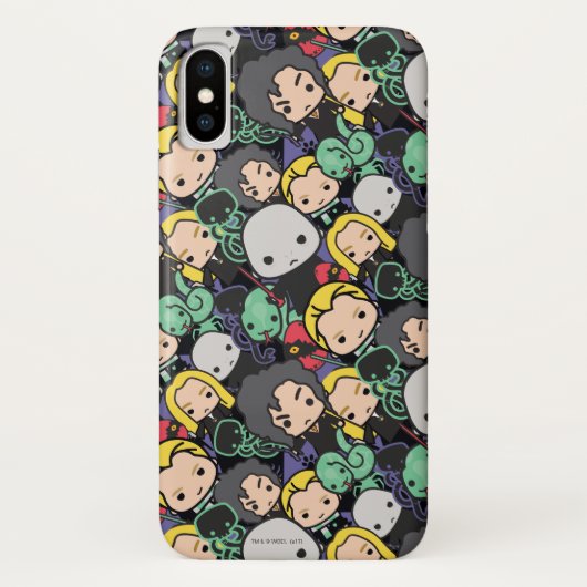 漫画のハリー・ポッターシリーズの死の食べる人のトスパターン Case-Mate iPhoneケース (裏面)