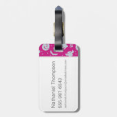 漫画のハリー・ポッターシリーズ魔法アイコントスパターン ラゲッジタグ (裏面縦)