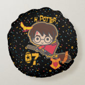 漫画のハリー・ポッターシリーズQuidditchのシーカー ラウンドクッション (裏面)