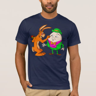 漫画のハンプティ・ダンプティTシャツ Tシャツ