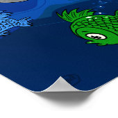 漫画のハンマーヘッドシャーク ポスター (角)