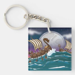 漫画のバイキング侵略艦隊 キーホルダー