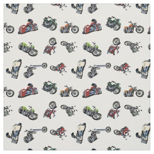 漫画のバイクセット ファブリック (見本)