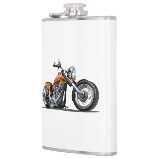 漫画のバイク フラスク (左)