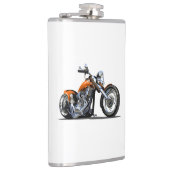 漫画のバイク フラスク (右)