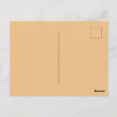 漫画のバスケットボールボール ポストカード (裏面)