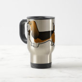 漫画のバセットハウンド トラベルマグ (正面左)