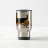 漫画のバセットハウンド トラベルマグ (中央)