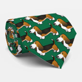 漫画のバセットハウンド ネクタイ (ロール)