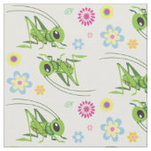 漫画のバッタ ファブリック (クローズアップ)