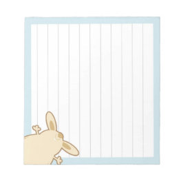 漫画のバニーイラストレーション ノートパッド