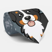 漫画のバーニーズ・マウンテン・ドッグ ネクタイ (ロール)