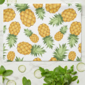 漫画のパイナップルパターン キッチンタオル (折り畳み)