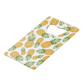 漫画のパイナップルパターン クレジットカード栓抜き (裏面アングル)