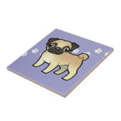 漫画のパグ タイル (側面)