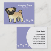 漫画のパグ 名刺 (正面/裏面)