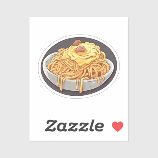 漫画のパスタ シール (シート)