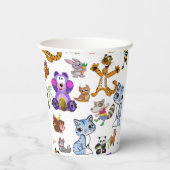 漫画のパターン 紙コップ (裏面)