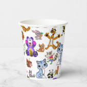 漫画のパターン 紙コップ (正面)