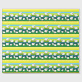 漫画のヒツジの包装紙 ラッピングペーパー (フラット)