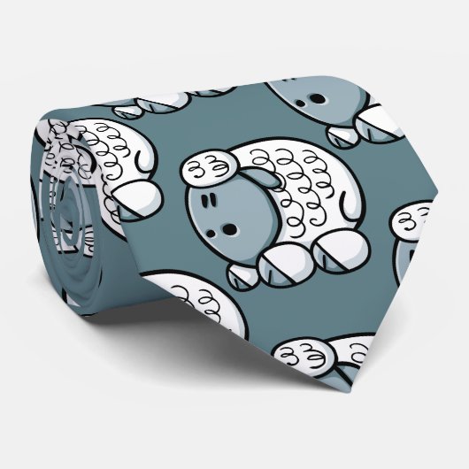 漫画のヒツジ ネクタイ (ロール)