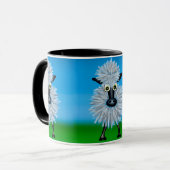 漫画のヒツジ マグカップ (正面左)