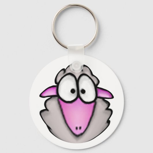 漫画のヒツジKeychain キーホルダー (正面)