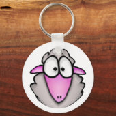 漫画のヒツジKeychain キーホルダー (正面)