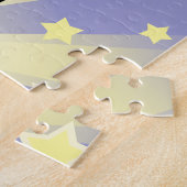 漫画のヒョウのヤモリ ジグソーパズル (側面)