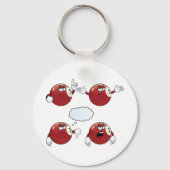 漫画のビヤードボール キーホルダー (裏面)