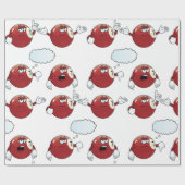 漫画のビヤードボール ラッピングペーパー (フラット)