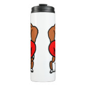 漫画のビーグルハートママ タンブラー (正面)