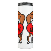 漫画のビーグルハートママ タンブラー (裏面)