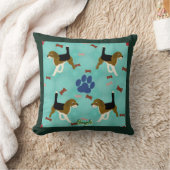 漫画のビーグル クッション (ブランケット)