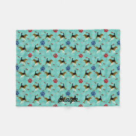 漫画のビーグル フリースブランケット