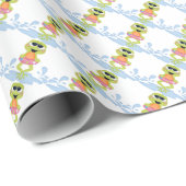 漫画のビーチカエルのパターンのラッピング紙 ラッピングペーパー (ロールコーナー)