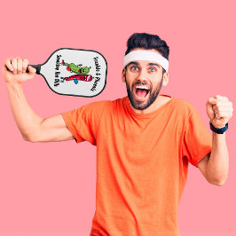 漫画のピクルスとペッパーのピクルボールチーム熱いディル ピックルボールラケット