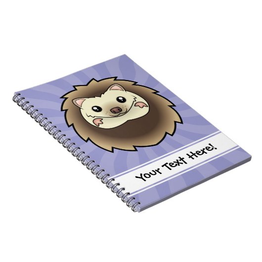 漫画のピグミーのハリネズミ ノートブック (右側)