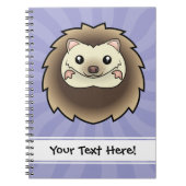 漫画のピグミーのハリネズミ ノートブック (正面)